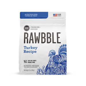 BIXBI RAWBBLE Freeze-Dried Turkey Recipe For Dogs