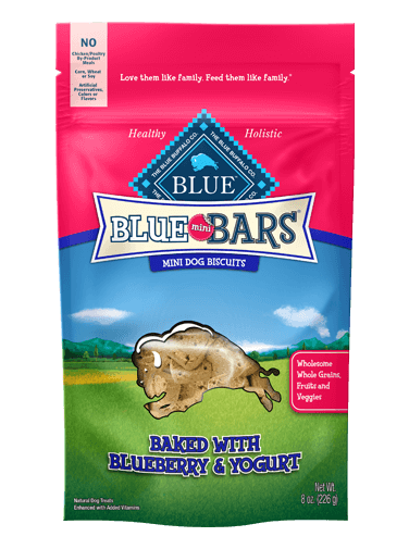 Blue Buffalo Blue Mini Bars Blueberry and Yogurt Biscuits