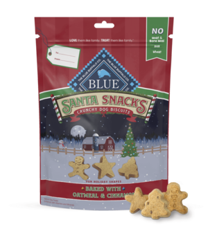 Blue Buffalo Blue Santa Snacks Baked With Oatmeal & Cinnamon