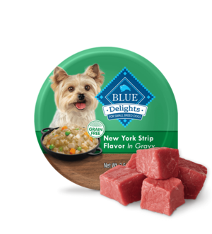 Blue Buffalo Delights New York Strip Flavor In Gravy For Small Breed Dogs