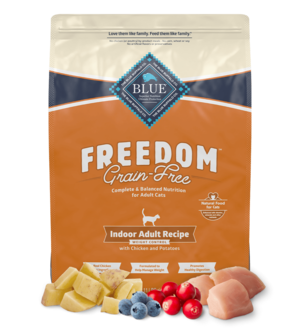 Blue Buffalo Freedom Indoor Adult Recipe With Chicken and Potatoes For Weight Control