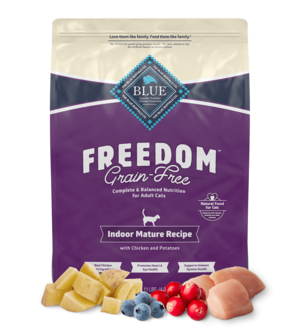 Blue Buffalo Freedom Indoor Mature Recipe With Chicken and Potatoes