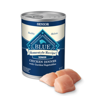 Blue Buffalo Homestyle Recipe Chicken Dinner with Garden Vegetables For Senior Dogs