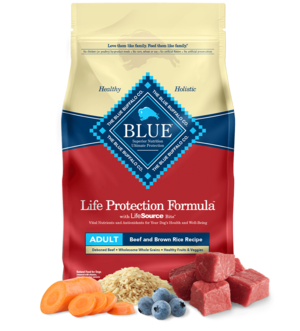 Blue Buffalo Life Protection Formula Beef and Brown Rice Recipe For Adult Dogs