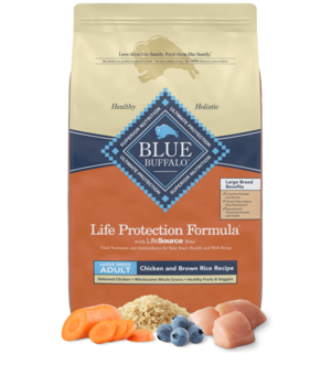 Blue Buffalo Life Protection Formula Chicken and Brown Rice Recipe For Large Breed Adult Dogs