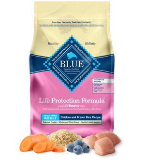 Blue Buffalo Life Protection Formula Chicken and Brown Rice Recipe For Small Breed Adult Dogs