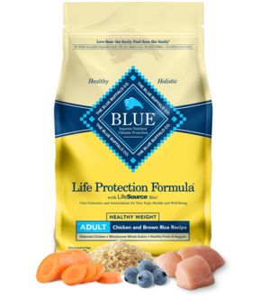 Blue Buffalo Life Protection Formula Healthy Weight Chicken and Brown Rice Recipe For Adult Dogs