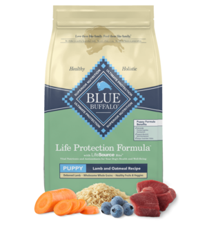 Blue Buffalo Life Protection Formula Lamb and Oatmeal Recipe For Puppies