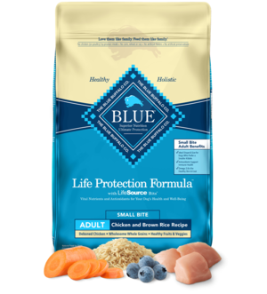 Blue Buffalo Life Protection Formula Small Bite Chicken and Brown Rice Recipe For Adult Dogs