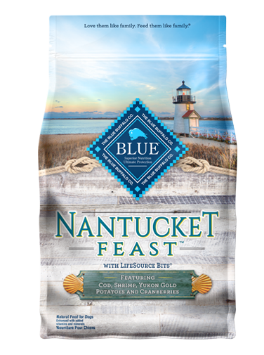 Blue Buffalo Nantucket Feast Cod, Shrimp, Yukon Gold Potatoes and Cranberries