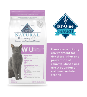 Blue Buffalo Natural Veterinary Diet WU Weight Management + Urinary Care