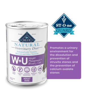 Blue Buffalo Natural Veterinary Diet WU Weight Management + Urinary Care