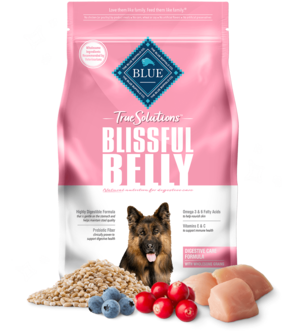Blue Buffalo True Solutions Blissful Belly Digestive Care Formula For Dogs