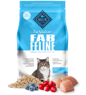 Blue Buffalo True Solutions Fab Feline Formula For Indoor Cats