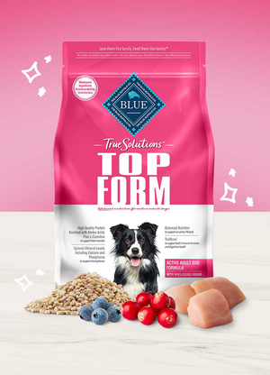 Blue Buffalo True Solutions Top Form Formula For Active Adult Dogs
