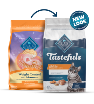 Blue Buffalo Tastefuls Chicken & Brown Rice Recipe (Weight Control) For Adult Cats