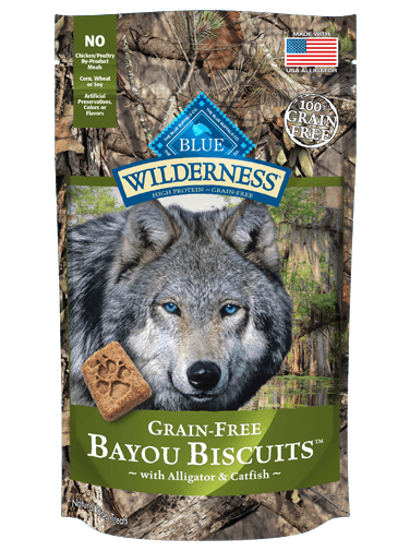 Blue Buffalo Wilderness Bayou Biscuits With Alligator and Catfish