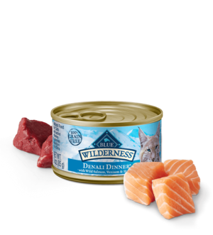 Blue Buffalo Wilderness Denali Dinner With Wild Salmon, Venison & Halibut For Cats (Canned)