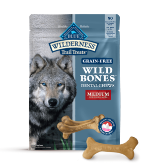 Blue Buffalo Wilderness Dental Chews Medium Wild Bones
