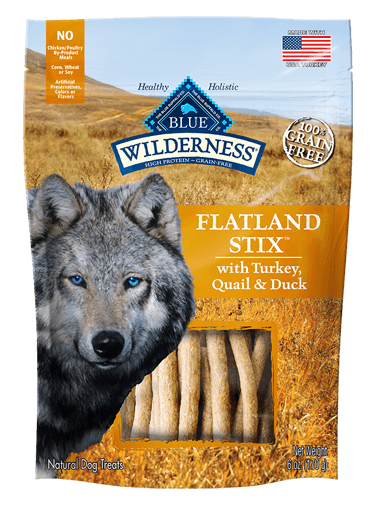 Blue Buffalo Wilderness Flatland Stix With Turkey, Quail & Duck