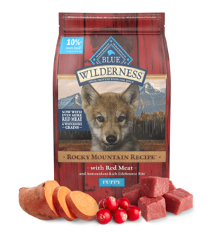 Blue Buffalo Wilderness Rocky Mountain Recipe With Red Meat For Puppies