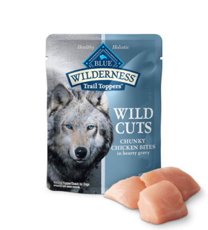 Blue Buffalo Wilderness Trail Toppers Wild Cuts Chunky Chicken Bites in Hearty Gravy
