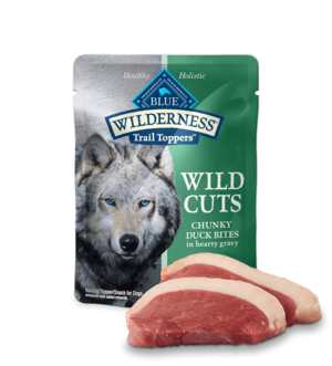 Blue Buffalo Wilderness Trail Toppers Wild Cuts Chunky Duck Bites In Hearty Gravy