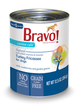 Bravo Canine Cafe Turkey Fricassee