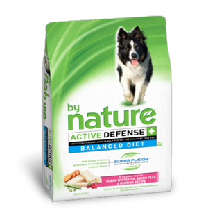 By Nature Active Defense Balanced Diet Ocean Whitefish, Green Peas and Herring Recipe