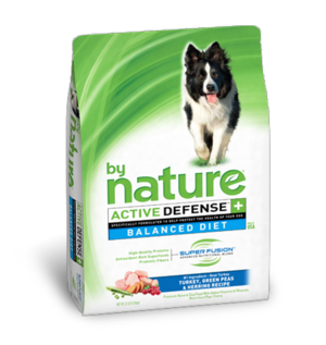 By Nature Active Defense Balanced Diet Turkey, Green Peas and Herring Recipe