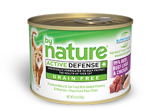 By Nature Active Defense Grain Free 95% Beef, Beef Liver and Chicken