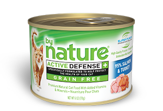 By Nature Active Defense Grain Free 95% Salmon and Turkey