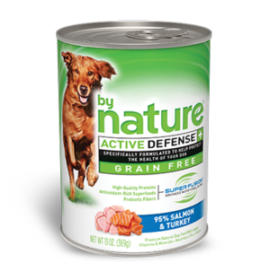 By Nature Active Defense Grain Free 95% Salmon and Turkey
