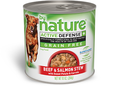 By Nature Active Defense Grain Free Beef and Salmon Stew