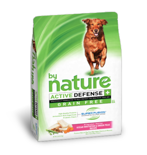 By Nature Active Defense Grain Free Ocean Whitefish and Green Peas Recipe