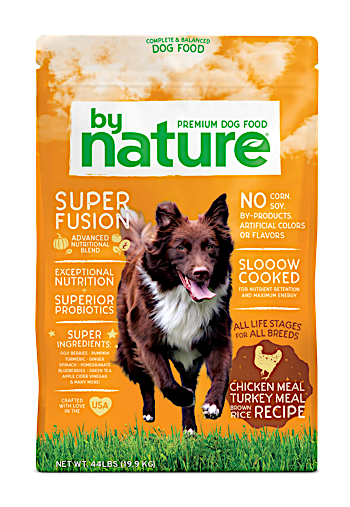 By Nature Super Fusion Chicken Meal & Turkey Meal With Brown Rice Recipe For Dogs