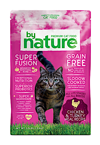 By Nature Super Fusion Chicken & Turkey Meal Recipe For Cats