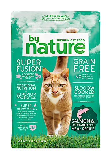 By Nature Super Fusion Salmon & Menhaden Fish Meal Recipe For Cats