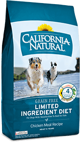 California Natural Grain Free Limited Ingredient Diet Chicken Meal Recipe For Adult Dogs