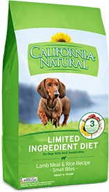 California Natural Limited Ingredient Diet Lamb Meal & Rice Recipe (Small Bites) For Adult Dogs