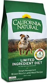 California Natural Limited Ingredient Diet Weight Management Brown Rice & Lamb Meal Recipe For Adult Dogs