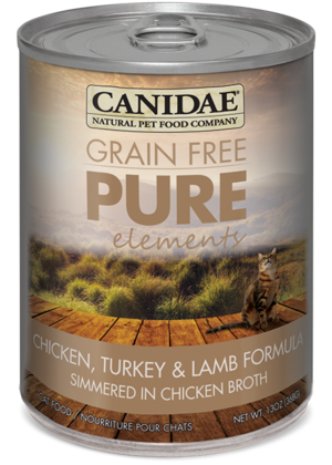 Canidae Grain Free Pure Elements Chicken, Turkey and Lamb Formula Simmered In Chicken Broth