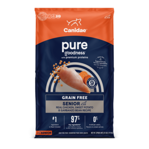 Canidae Pure Goodness Real Chicken, Sweet Potato & Garbanzo Bean Recipe For Senior Dogs