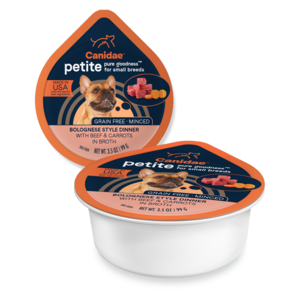 Canidae Petite Pure Goodness Minced Bolognese Style Dinner For Small Breed Dogs