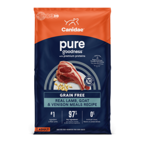 Canidae Pure Goodness Real Lamb, Goat & Venison Meals Recipe For Adult Dogs