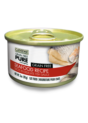 Canidae Grain Free Pure Recipes Seafood Recipe Slices In Delicate Fish Sauce