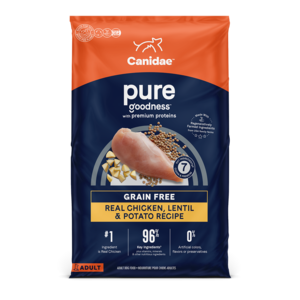 Canidae Pure Goodness Real Chicken, Lentil & Potato Recipe For Adult Dogs