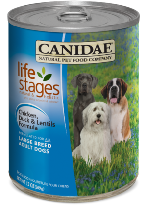 Canidae Life Stages Chicken, Duck and Lentils Formula For Large Breed Adult Dogs