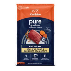 Canidae Pure Goodness Real Wild Boar & Garbanzo Bean Recipe For Adult Dogs