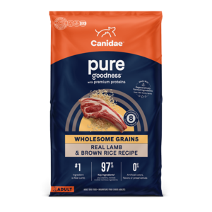 Canidae PURE Goodness Real Lamb & Brown Rice Recipe With Wholesome Grains For Adult Dogs